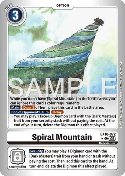 Spiral Mountain (Limited Foil) Sinister Order card price