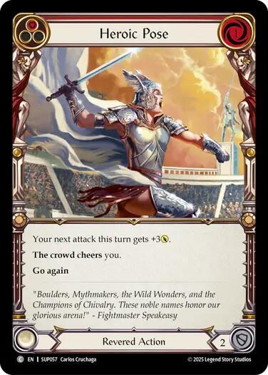 Heroic Pose Red