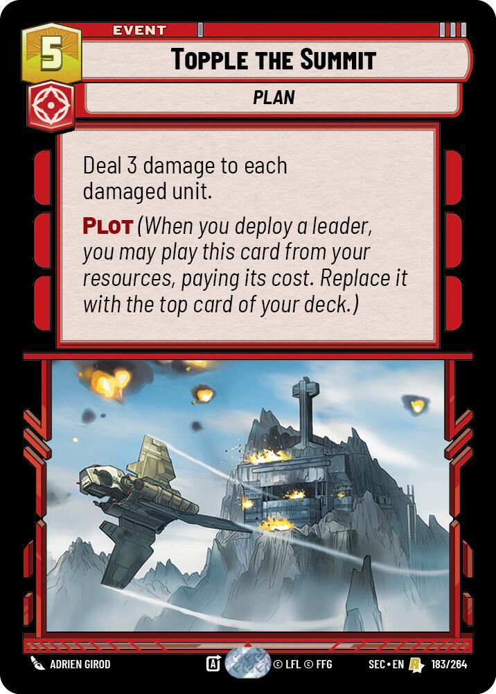 Topple the Summit 183/264 card
