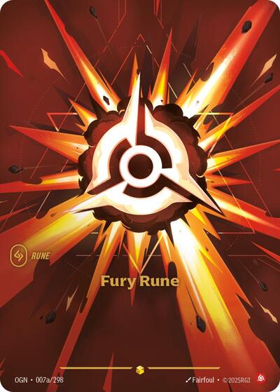 Fury Rune (Alternate Art)