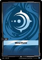 Mind Rune - Origins - Riftbound: League of Legends Trading Card