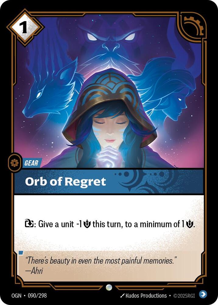 Orb of Regret - Origins - Riftbound: League of Legends Trading