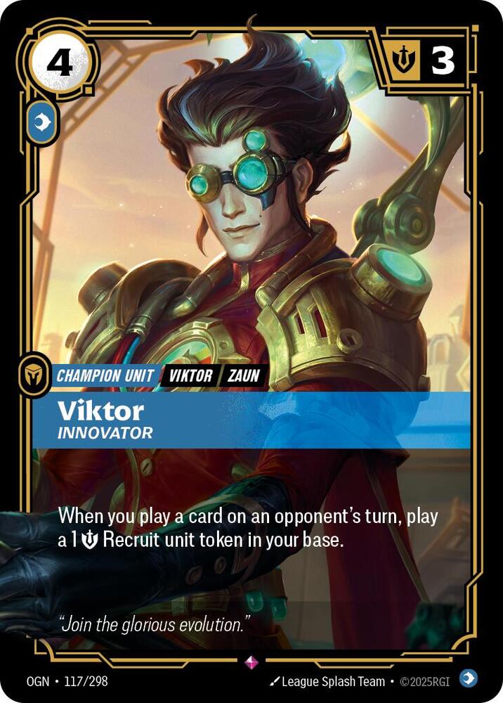 Viktor - Innovator - Origins - Riftbound: League of Legends