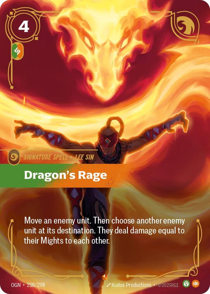 Dragon's Rage - Origins - Riftbound: League of Legends Trading Card ...