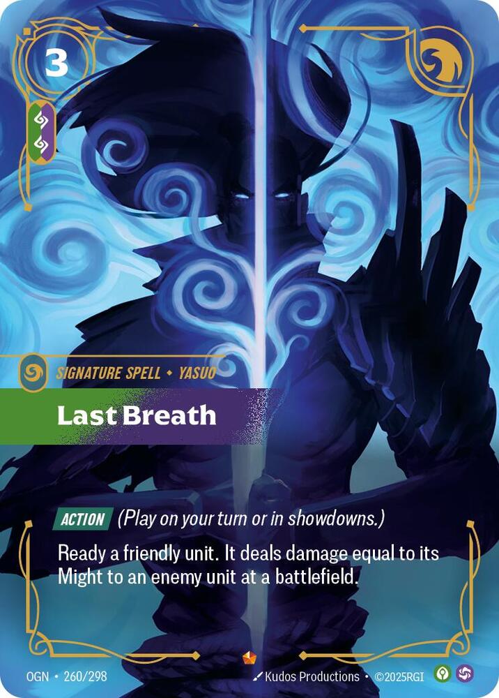 Last Breath - Origins - Riftbound: League of Legends Trading Card
