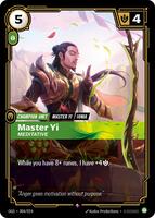 Master Yi - Meditative - Origins: Proving Grounds - Riftbound