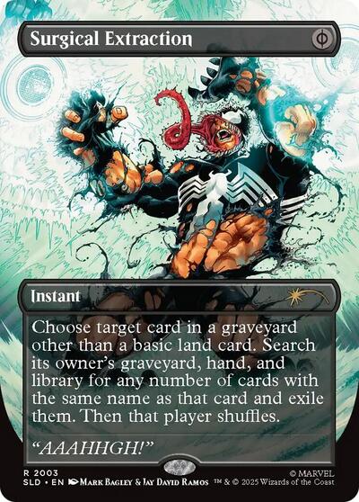 Surgical Extraction (Secret Lair) from SLD #2003, Magic: The Gathering card
