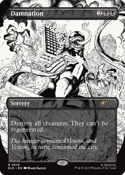 Damnation (Secret Lair) from SLD #2019, Magic: The Gathering card