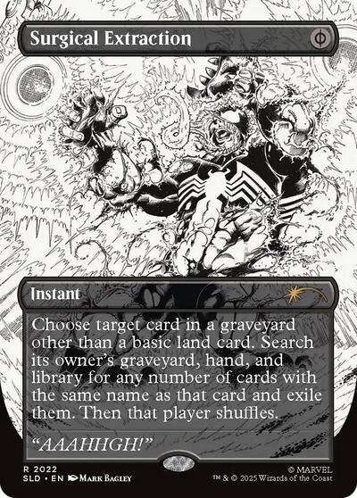 Surgical Extraction (Secret Lair) from SLD #2022, Magic: The Gathering card