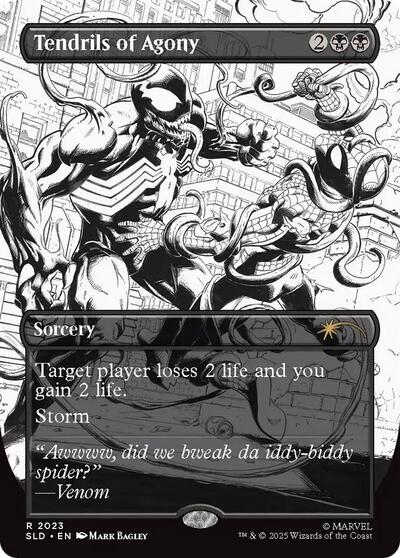 Tendrils of Agony (Secret Lair) from SLD #2023, Magic: The Gathering card
