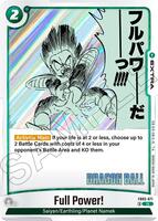 フュージョンワールド ホロカード 5コスト 36000パワー Full Power! - Manga Booster 02 - Dragon Ball Super: Fusion World