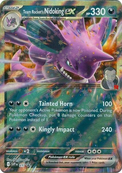Team Rocket's Nidoking ex #217/102
