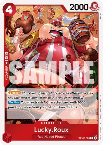 Lucky.Roux Premium Booster -The Best- Vol. 2 R One Piece card — value and price