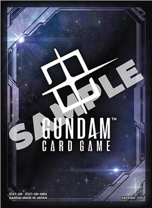 Gundam Card Game - Official Card Sleeves EX [EVX03] (Space Black