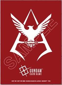 Gundam Card Game - Official Matte Sleeves EX 01 (Char Aznable) · Bandai Card Sleeves
