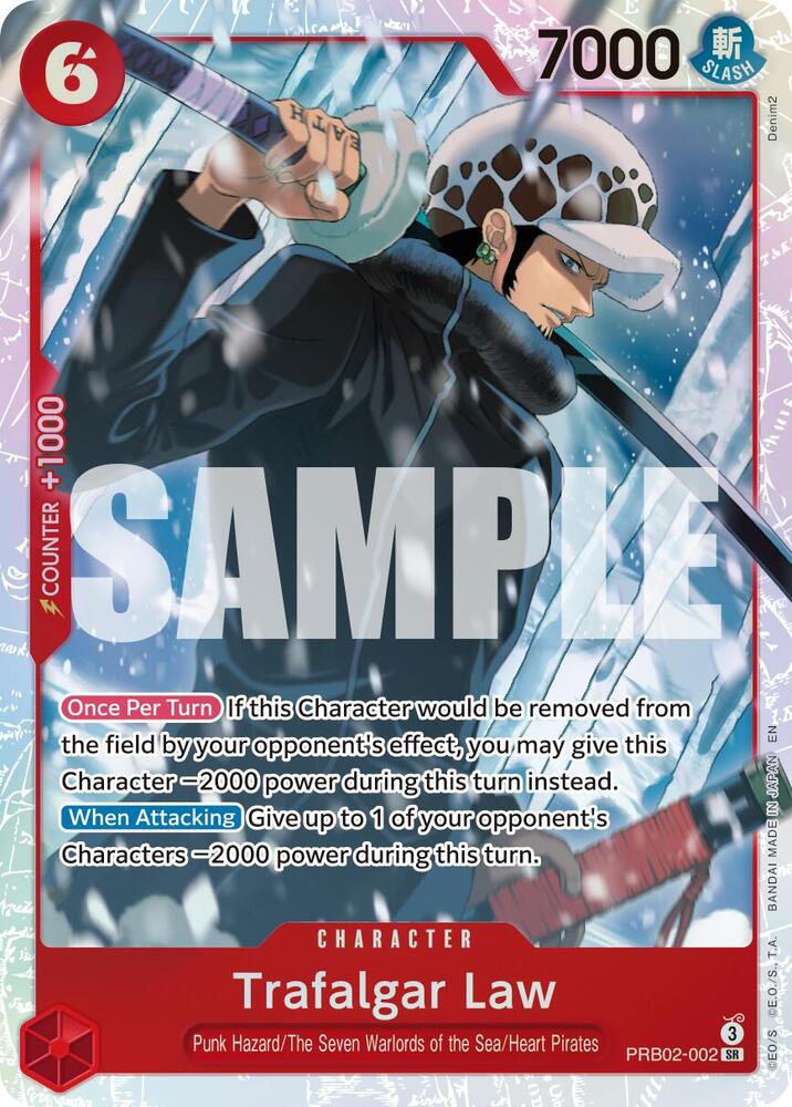 Trafalgar Law PRB02 002 onepiece card