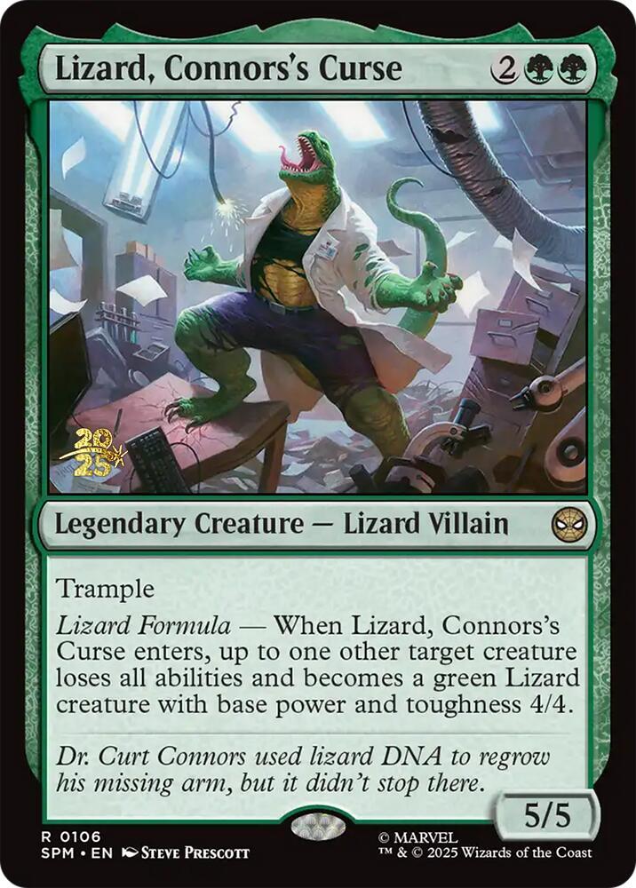 Lizard, Connors's Curse - Prerelease Cards - Magic: The Gathering