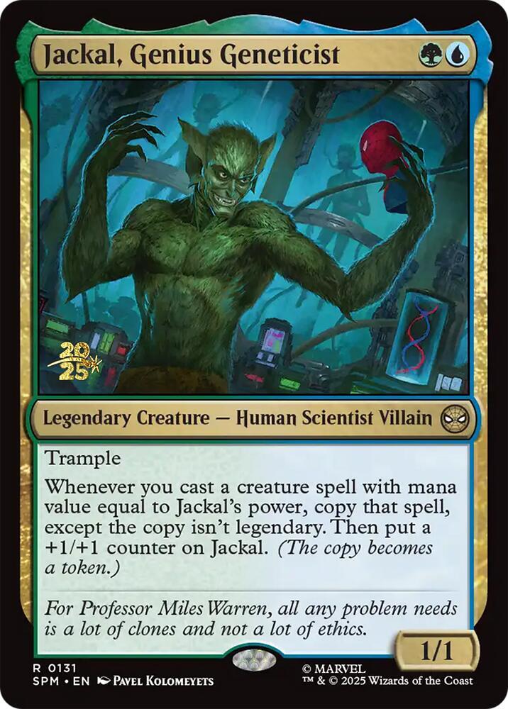 Jackal, Genius Geneticist - Prerelease Cards - Magic: The