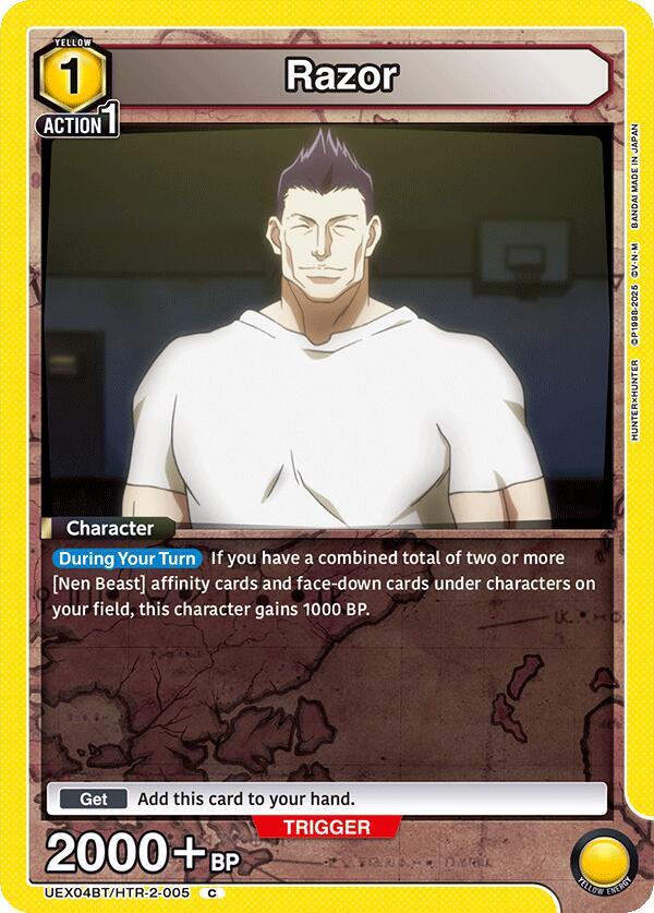 Razor (005) - UEX04BT: HUNTER X HUNTER Vol.2 - Union Arena