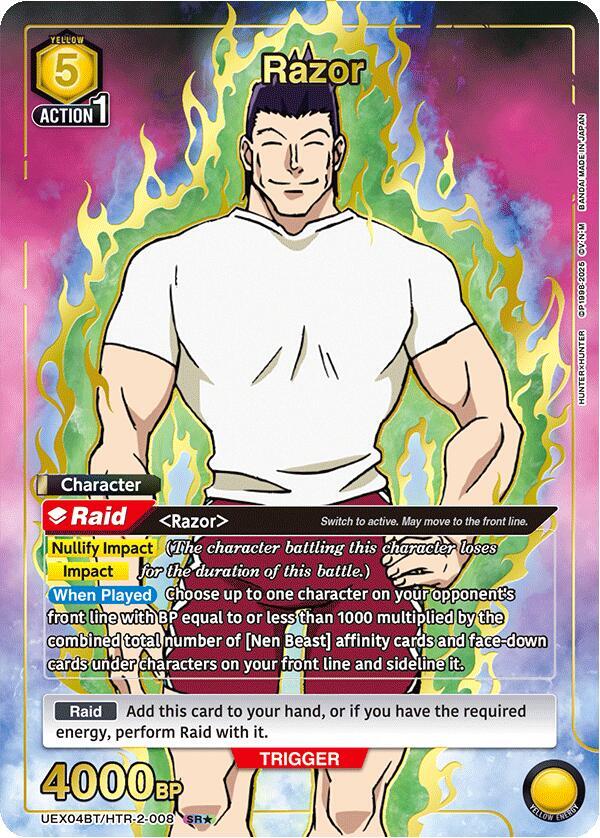 Razor (008) (SR*) - UEX04BT: HUNTER X HUNTER Vol.2 - Union Arena