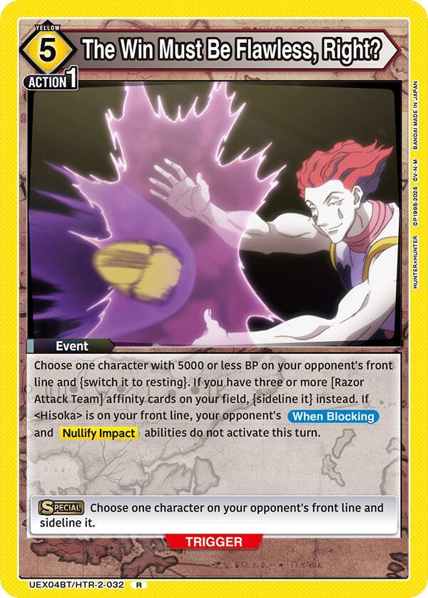 The Win Must Be Flawless, Right? - UEX04BT: HUNTER X HUNTER Vol.2