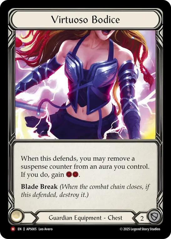 Virtuoso Bodice APS005 card