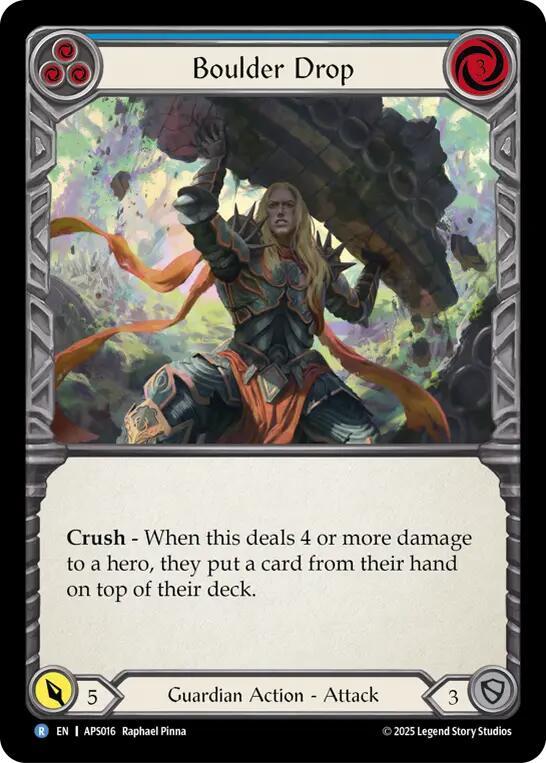 Boulder Drop (Blue) APS016 card