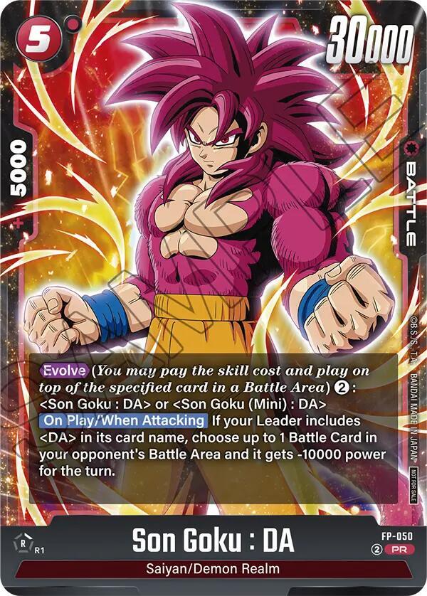 Son Goku : DA - FP-050 - Fusion World Promotion Cards and Packs