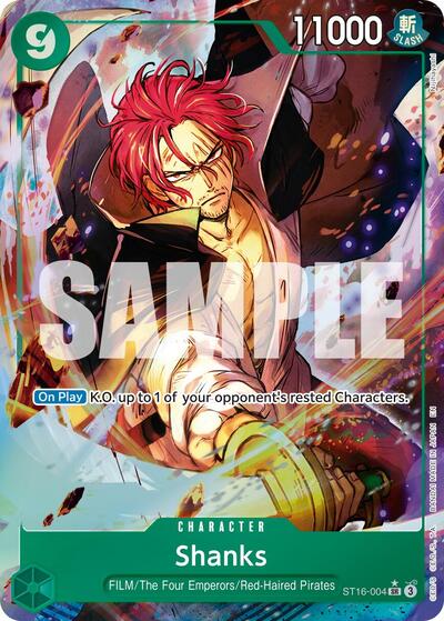 Shanks - ST16-004 (Alternate Art)