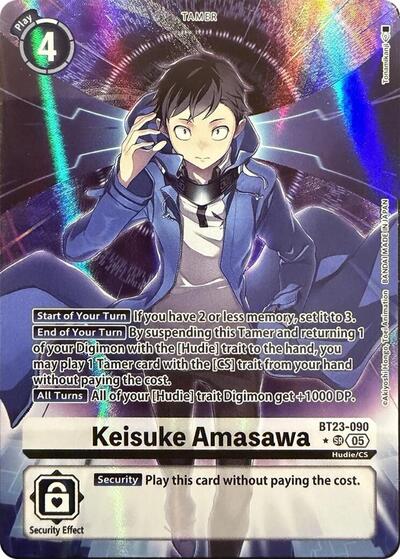 Keisuke Amasawa (Alternate Art) card