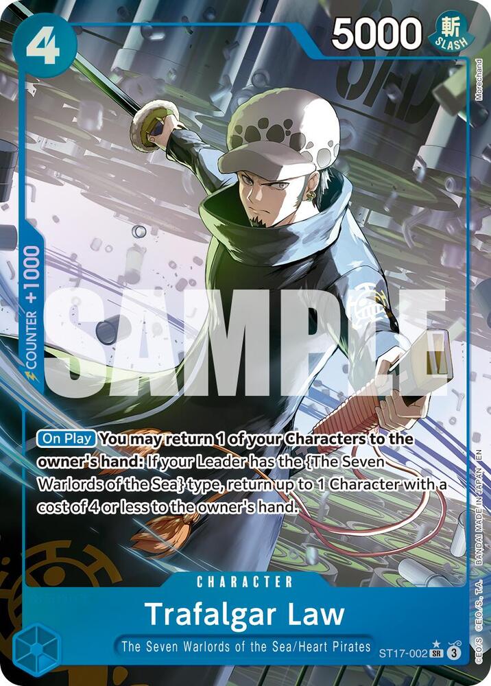 Trafalgar Law - ST17-002 (Alternate Art) - Premium Booster -The