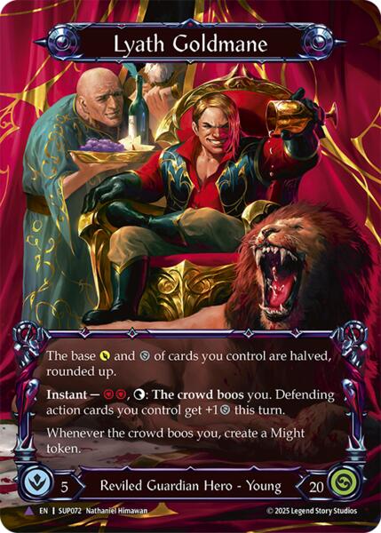 非道鬼才、ライアス・ゴールドメイン Marvel flesh and blood Lyath Goldmane (Marvel) - Super Slam - Flesh and Blood TCG