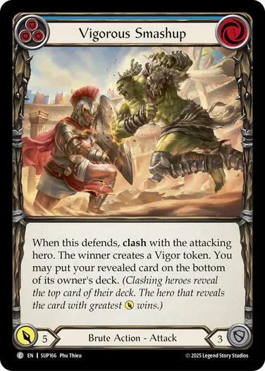 Vigorous Smashup (Blue) - Super Slam - Flesh and Blood TCG