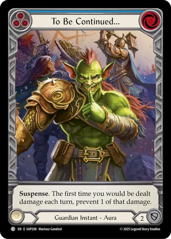 To Be Continued (Extended Art) - Super Slam - Flesh and Blood