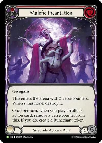 Malefic Incantation GEM Pack 3 card price