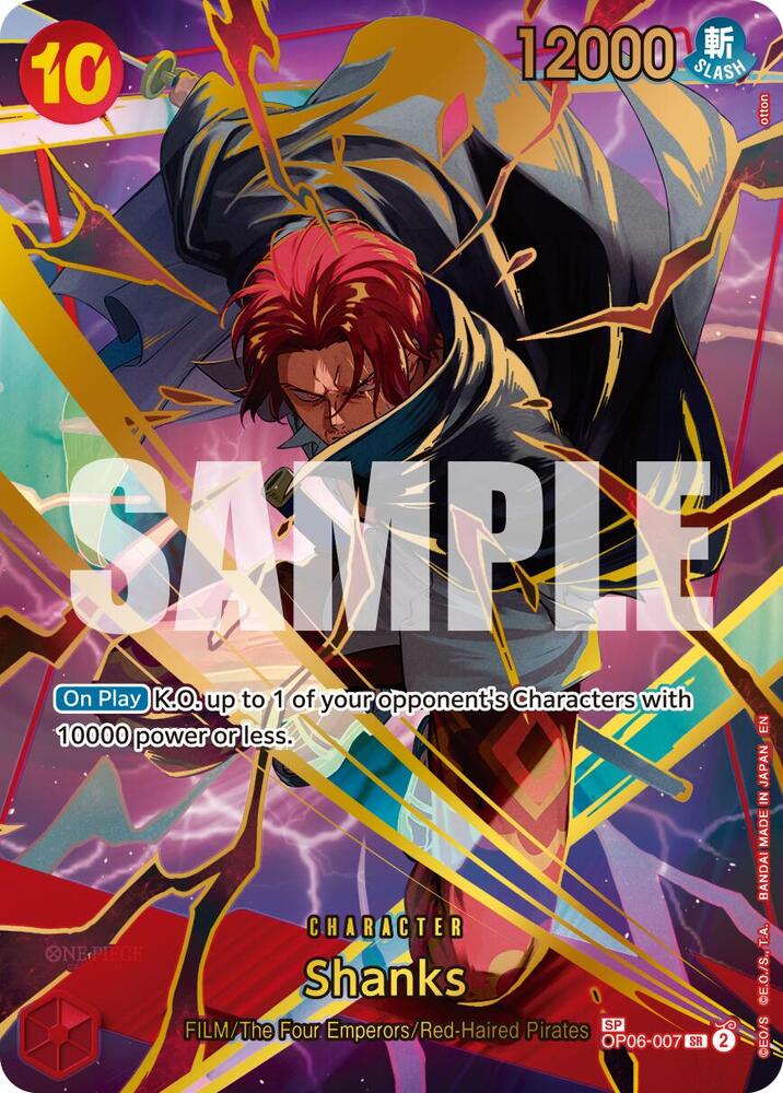 Shanks (SP) - Premium Booster -The Best- Vol. 2 - One Piece Card