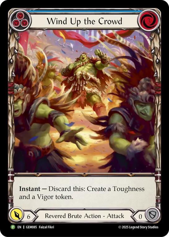 Wind Up the Crowd - GEM Pack 3 - Flesh and Blood TCG - TCGplayer.com