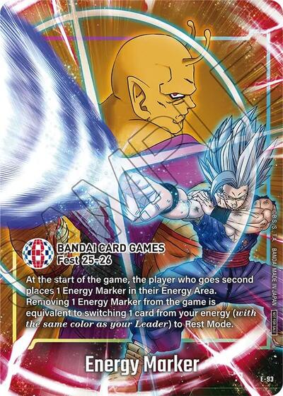 Energy Marker (E-93) Fusion World Energy Markers None Dragon Ball card — value and price