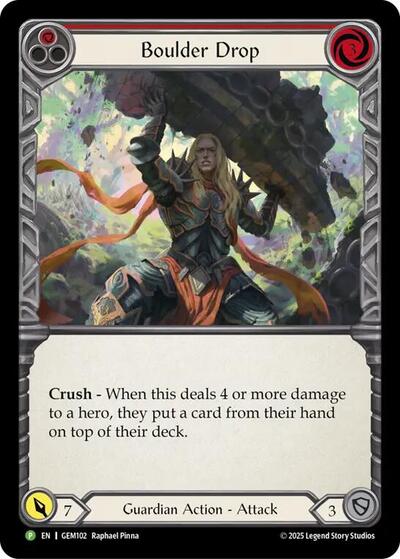 Boulder Drop GEM Pack 3 card price