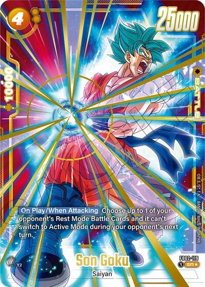 Son Goku - FB02-119 (Gold) card