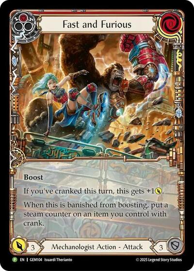 Fast and Furious GEM Pack 3 card price