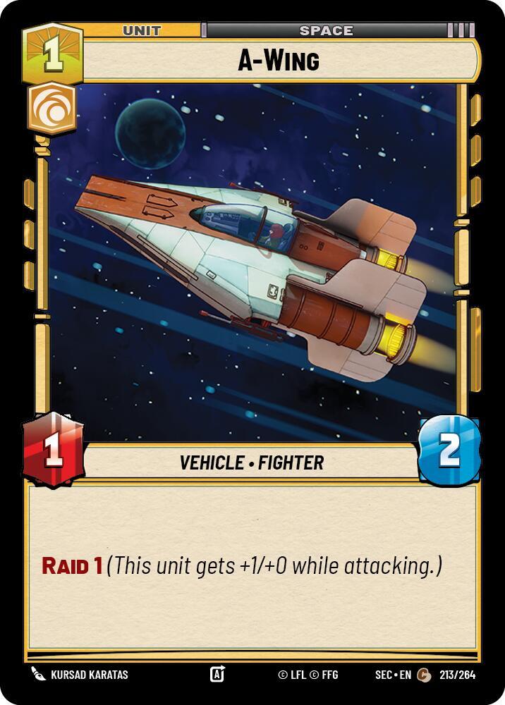 A-Wing - Secrets of Power - Star Wars: Unlimited - TCGplayer.com