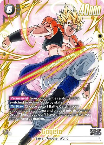 Gogeta - FB06-097 (Gold) card
