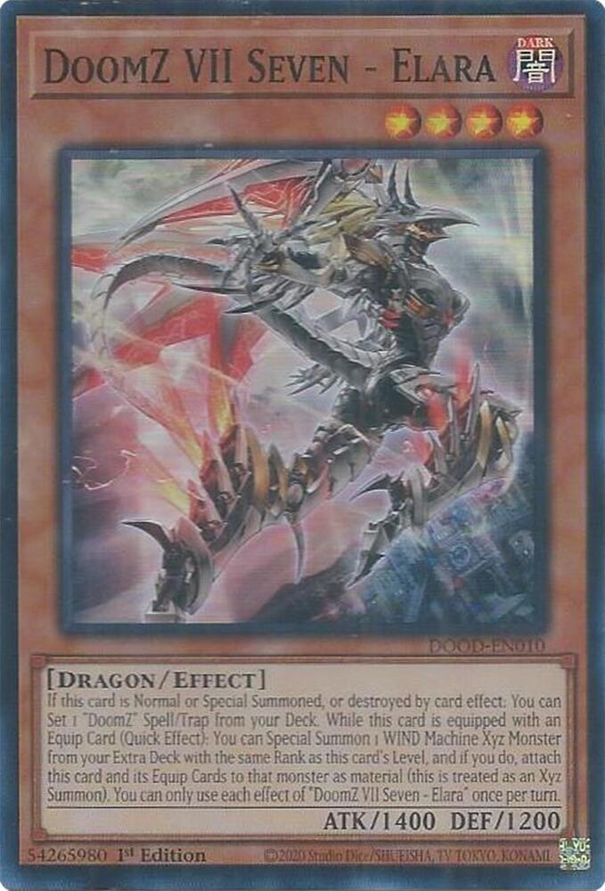 遊戯王7 DoomZ VII Seven - Elara - Doom of Dimensions - YuGiOh - TCGplayer.com