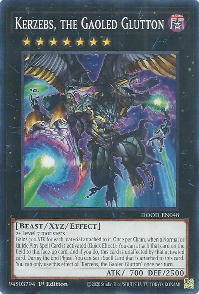Kerzebs, the Gaoled Glutton - Doom of Dimensions - YuGiOh