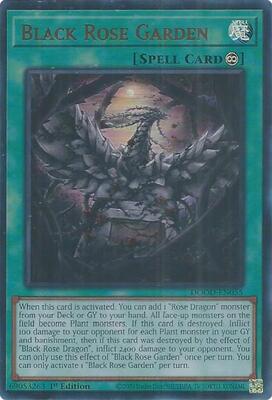 black garden deck yugioh Rose Undergrowth - Realistic Cards Black Rose Garden - Yu-Gi-Oh!