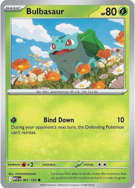 Bulbasaur 001/132 from ME01: Mega Evolution