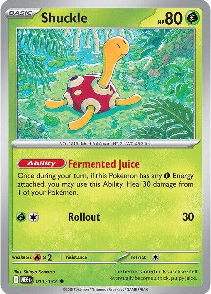 Shuckle 011/132 from ME01: Mega Evolution