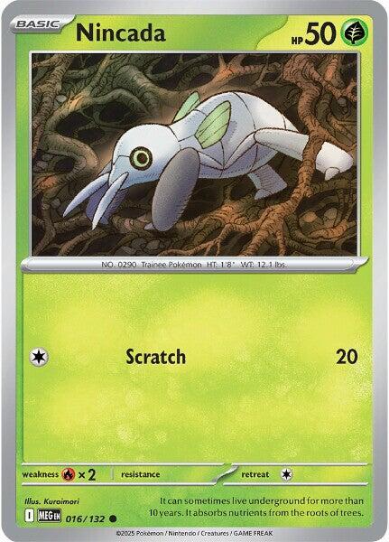 Nincada 016/132 from ME01: Mega Evolution