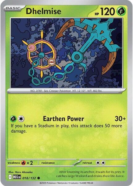 Dhelmise 018/132 from ME01: Mega Evolution
